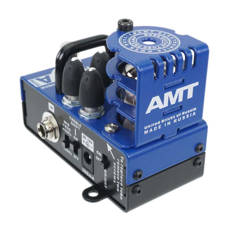 only pedals has amt electronics bricks a-bass tube preamp 59