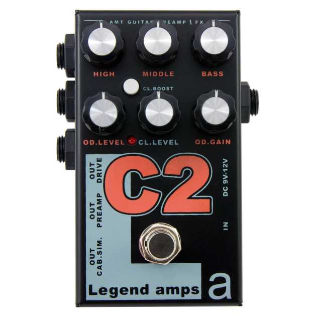 only pedals has amt electronics legend amps guitar c2 preamp (conford emulates) 53