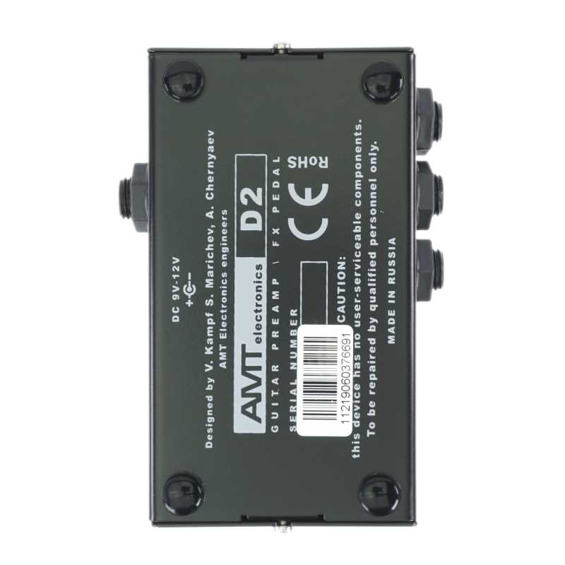 only pedals has amt electronics legend amps guitar d2 preamp (diezel emulates) 55