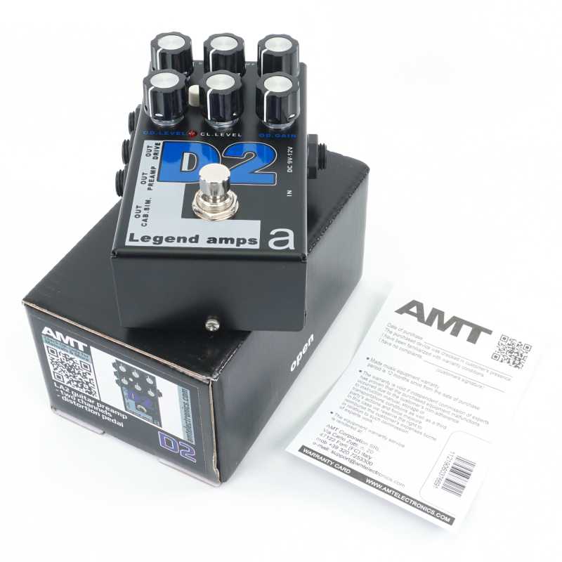 only pedals has amt electronics legend amps guitar d2 preamp (diezel emulates) 54