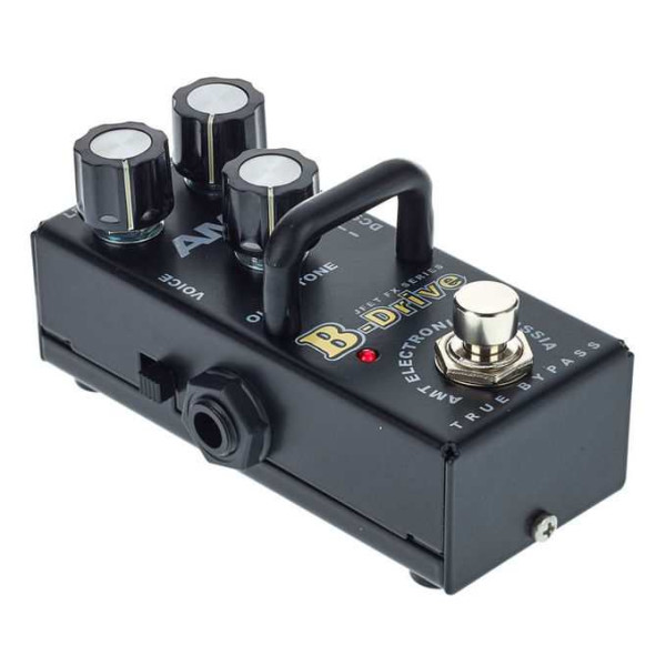 only pedals has amt electronics b-drive mini jfet distortion pedal 55