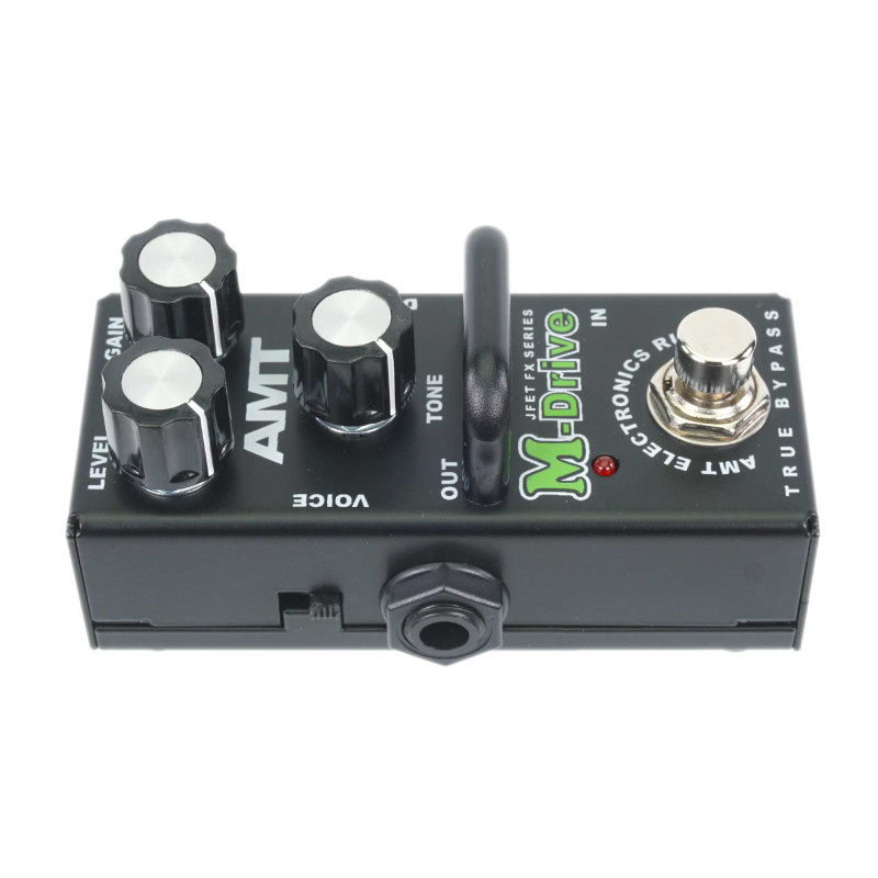 only pedals has amt electronics m-drive mini jfet distortion pedal 55