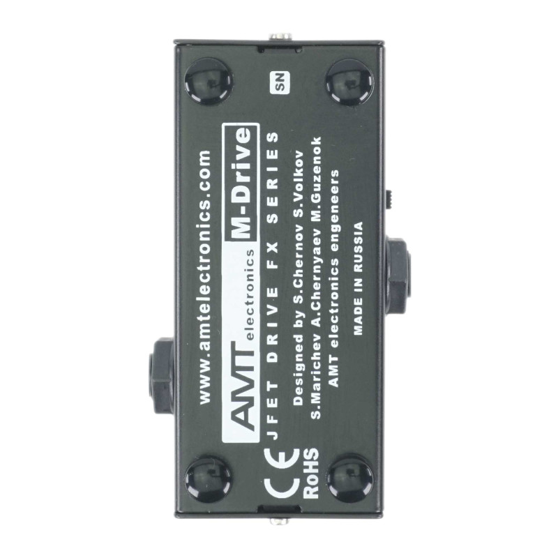 only pedals has amt electronics m-drive mini jfet distortion pedal 54