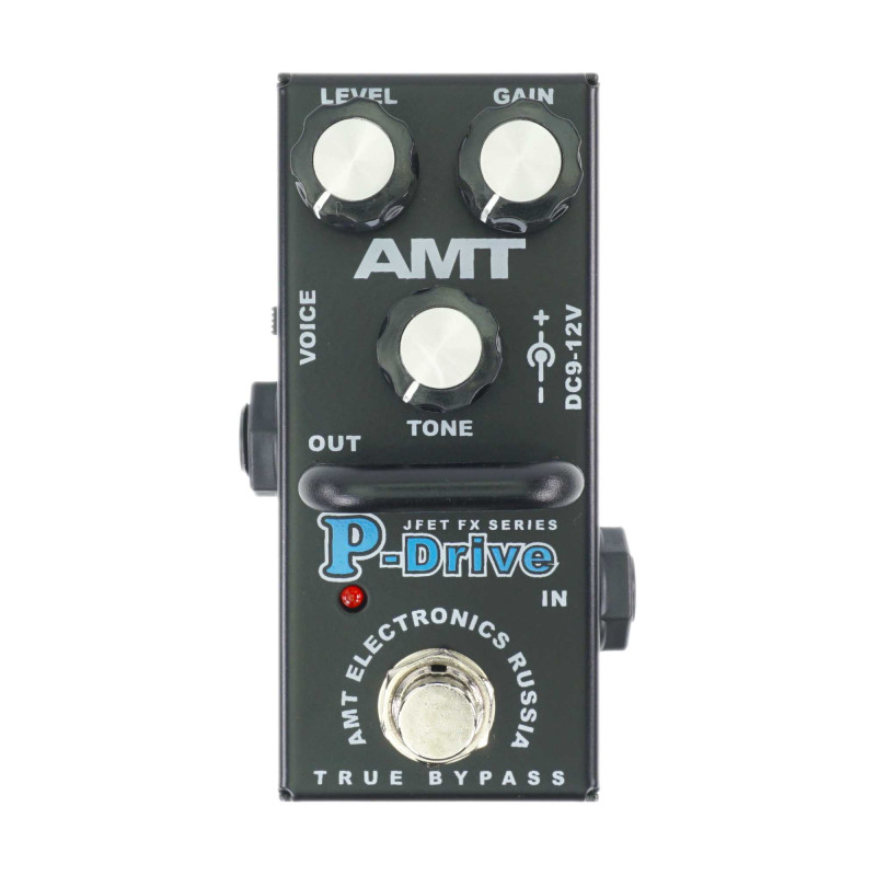 only pedals has amt electronics jfet p-drive mini distortion pedal 53
