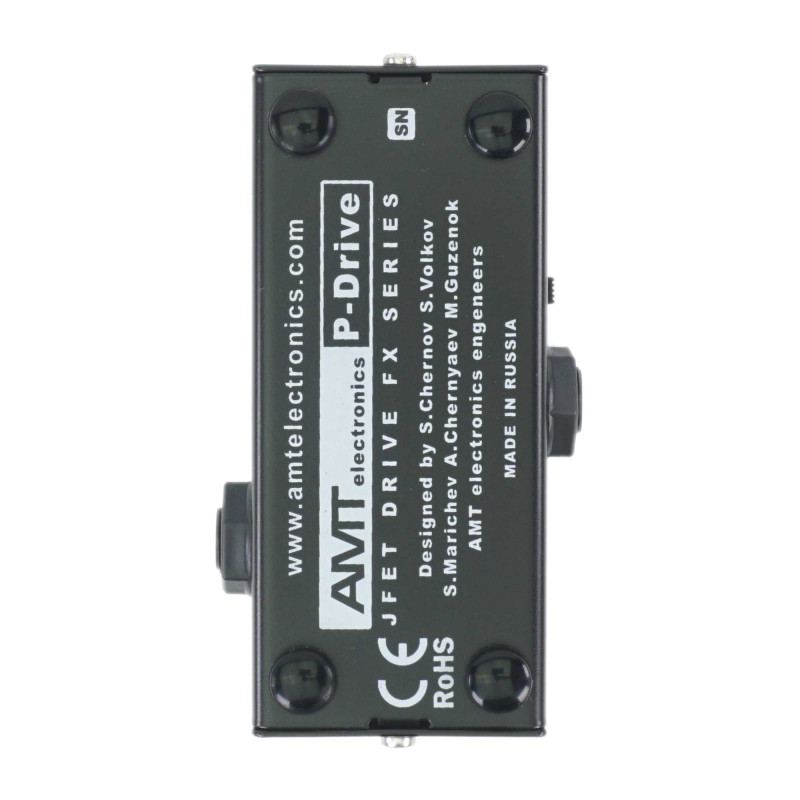 only pedals has amt electronics jfet p-drive mini distortion pedal 57
