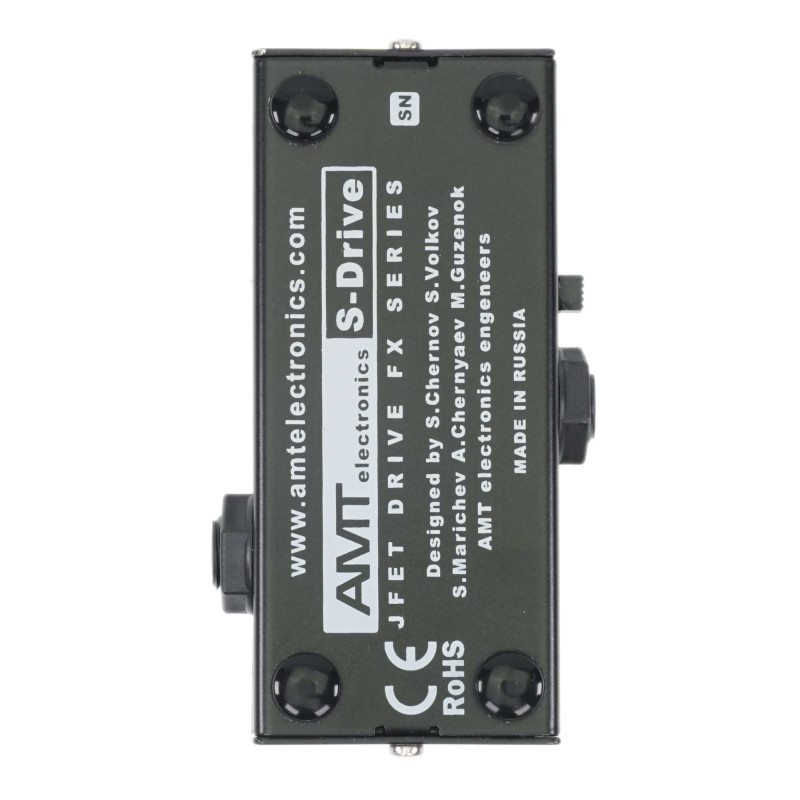 only pedals has amt electronics s-drive mini jfet distortion pedal 54