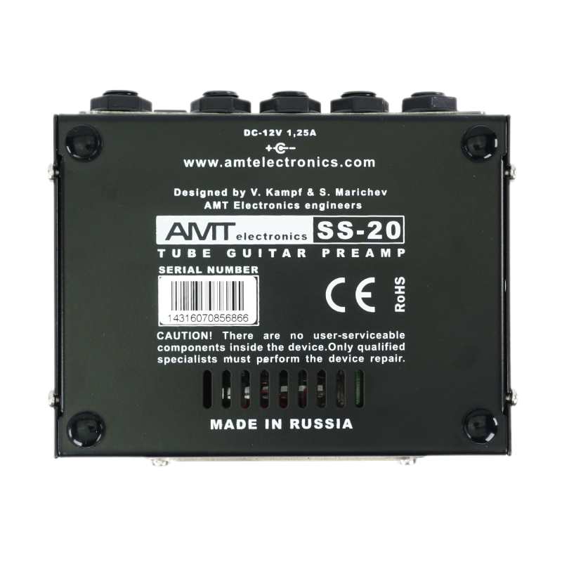 only pedals has amt electronics guitar vaccum tube preamplfier amt ss-20 55