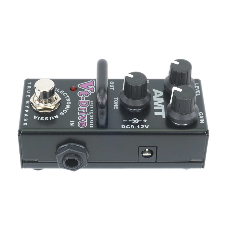 only pedals has amt electronics vt-drive mini jfet distortion pedal 55