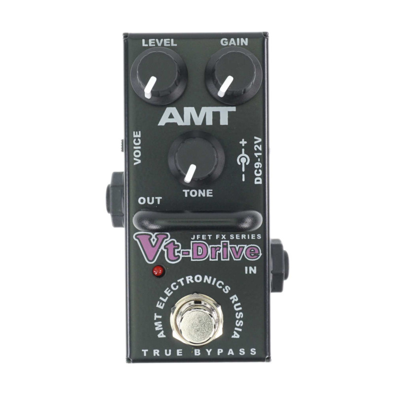 only pedals has amt electronics vt-drive mini jfet distortion pedal 53