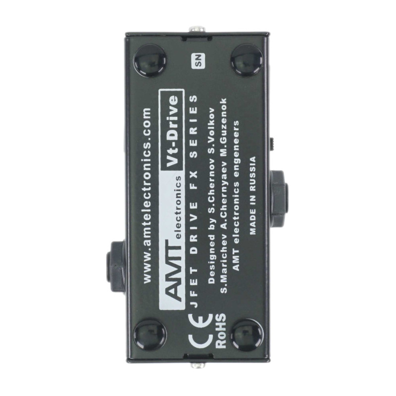 only pedals has amt electronics vt-drive mini jfet distortion pedal 54