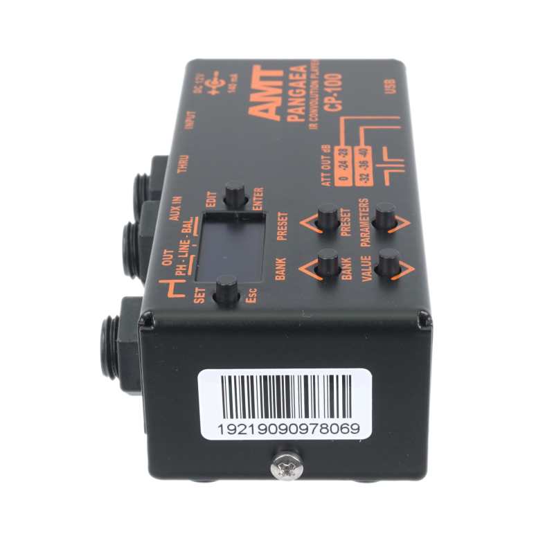 only pedals has amt electronics pangaea cp-1000 ir player cabinet emulator and eq 55