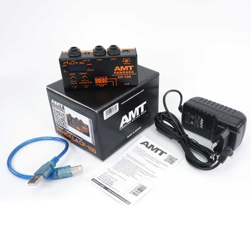 only pedals has amt electronics pangaea cp-1000 ir player cabinet emulator and eq 60