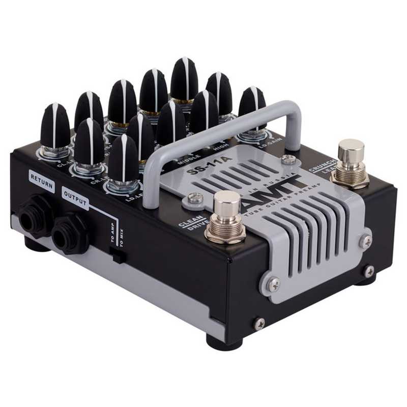 only pedals has amt electronics guitar vaccum tube preamplfier amt ss-11a 57
