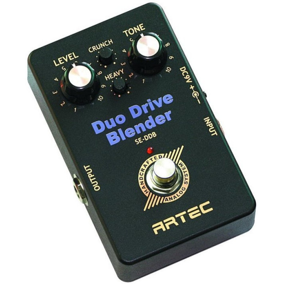 only pedals has artec duo drive blender crunch to heavy distortion pedal 53