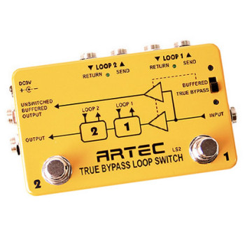 Artec LS2 True Bypass Dual Channel Loop Switch