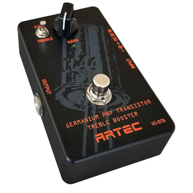 only pedals has artec vc-gtb vc-gtb germanium pnp transistor treble booster 53