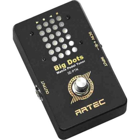 only pedals has artec se-ptn big dots chromatic pedal tuner 53