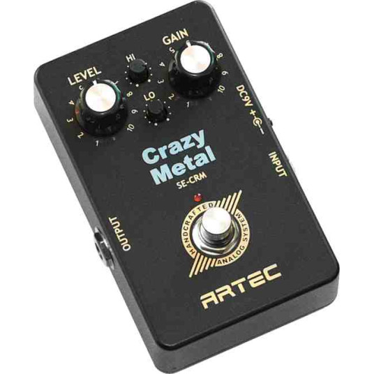 only pedals has artec crazy metal heavy distortion pedal 53