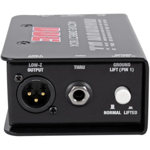 only pedals has bbe magnum di professional active guitar, bass, keyboard direct box 56