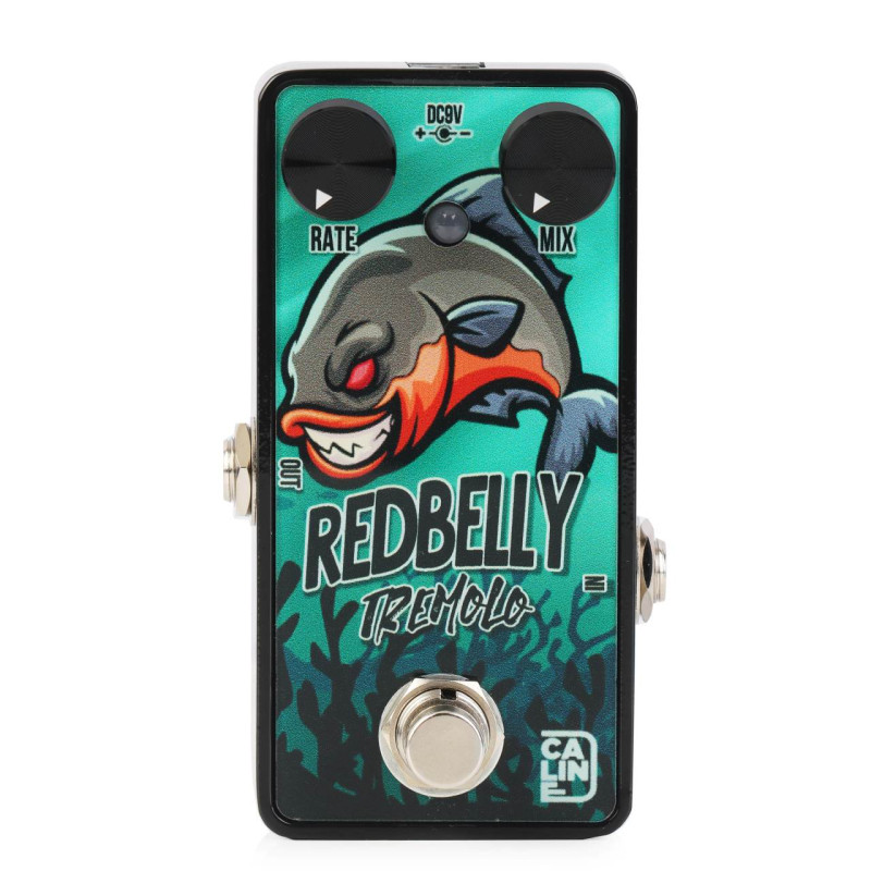 only pedals has caline g-007 red belly tremolo pedal 53
