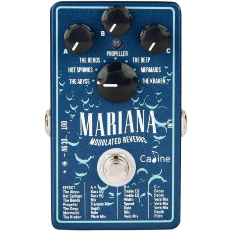 only pedals has caline cp-507 mariana modulated reverb pedal 53
