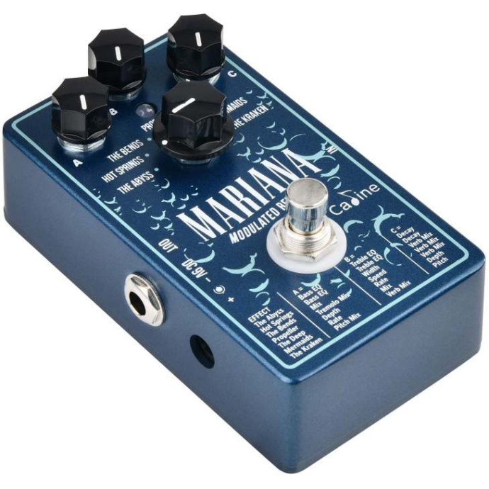 only pedals has caline cp-507 mariana modulated reverb pedal 54