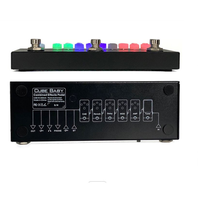 only pedals has cuvave cube baby multi effect with ir and amp modeller 56