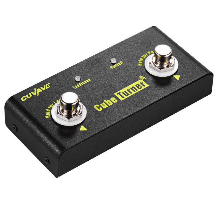 only pedals has cuvave cube turner wireless bluetooth music sheet page turner 55