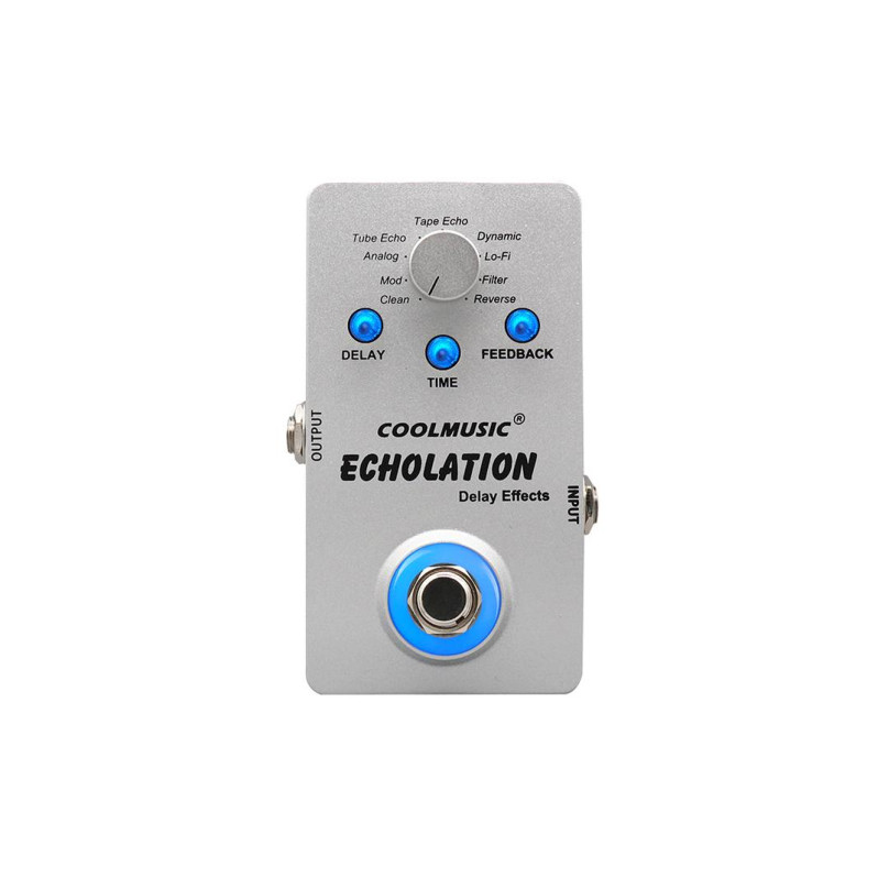 only pedals has coolmusic echolation digital delay pedal 53