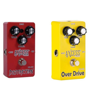Giannini DS-102 Distortion and  OD-102 Overdrive 2 Pedal Combo
