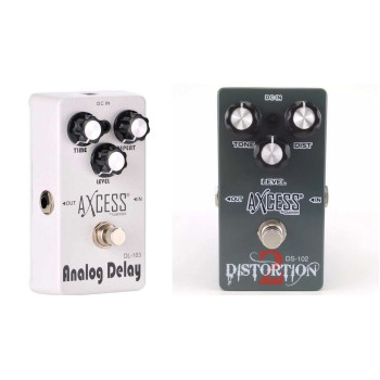 Giannini DS-102 Distortion and DL-103 Delay 2 Pedal Combo