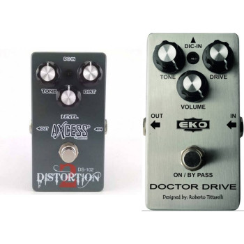 Giannini DS-102 Distortion and Eko Dr. Drive Overdrive 2 Pedal Combo