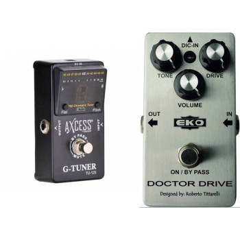 Giannini TU-125 Tuner and Eko Dr. Drive Overdrive 2 Pedal Combo