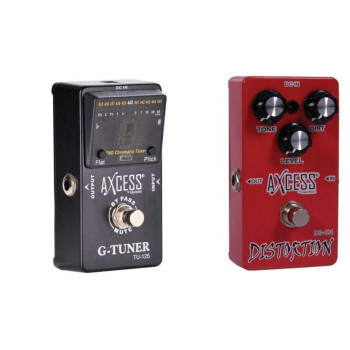 Giannini TU-125 Tuner and DS-101 Distortion 2 Pedal Combo