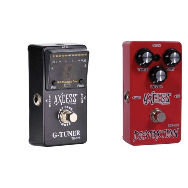 only pedals has giannini tu-125 tuner and ds-101 distortion 2 pedal combo 53