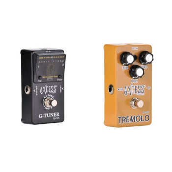 Giannini TU-125 Tuner and TR-107 Tremolo 2 Pedal Combo