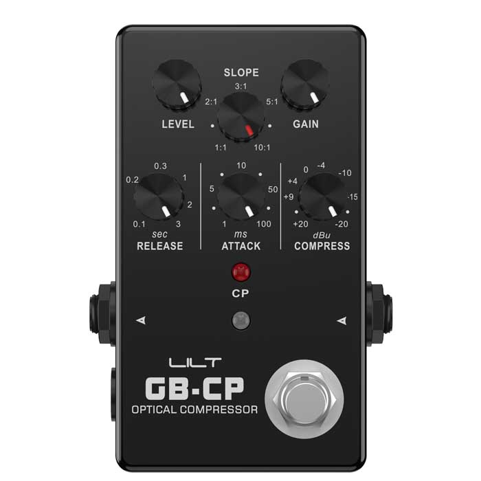 only pedals has lilt gb-cp studio grade optical compressor guitar or bass pedal 53