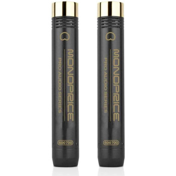 Monoprice 600700 Small-Diaphragm Condenser Microphones (Pair)