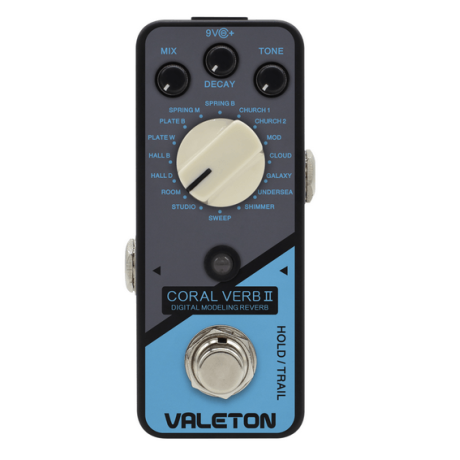 only pedals has valeton coral verb ii digital modeling reverb 53