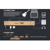 only pedals has valeton dapper acoustic mini effects strip 60