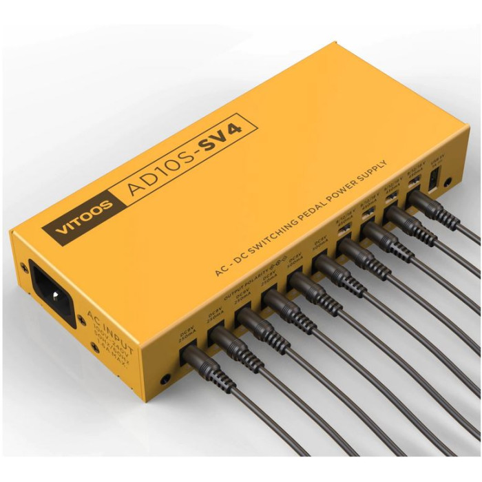 only pedals has vitoos ad10s-sv4 11 output isolated power supply 53