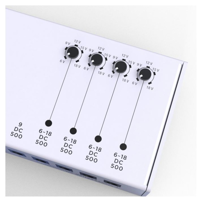 only pedals has vitoos dd12-av4 12 output isolated and adjustable power supply 55