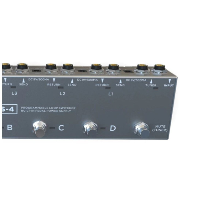 only pedals has vitoos vmps-4 pedal loop switcher with 5 output isolated power supply 56