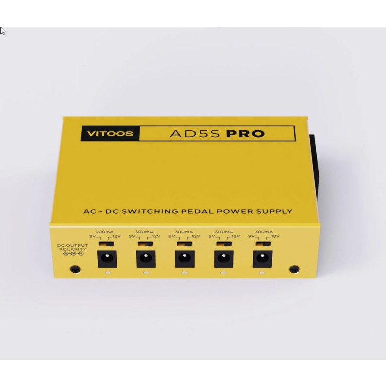 only pedals has vitoos ad5s pro 5 output isolated power supply 53