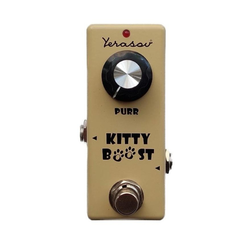 only pedals has yerasov kitty boost mini overdrive pedal 53