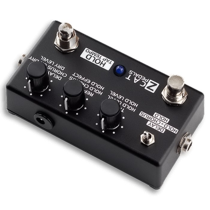 only pedals has zcat hold delay chorus with hold and tap tempo 55