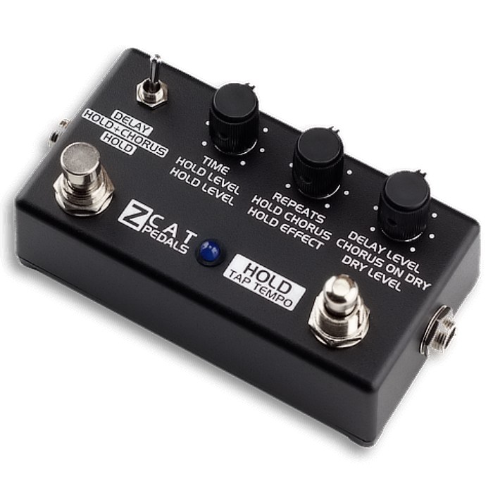 only pedals has zcat hold delay chorus with hold and tap tempo 54