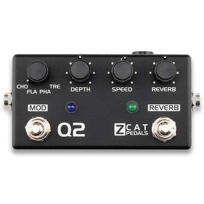 only pedals has zcat q mod 2 multi modulation effect pedal 53