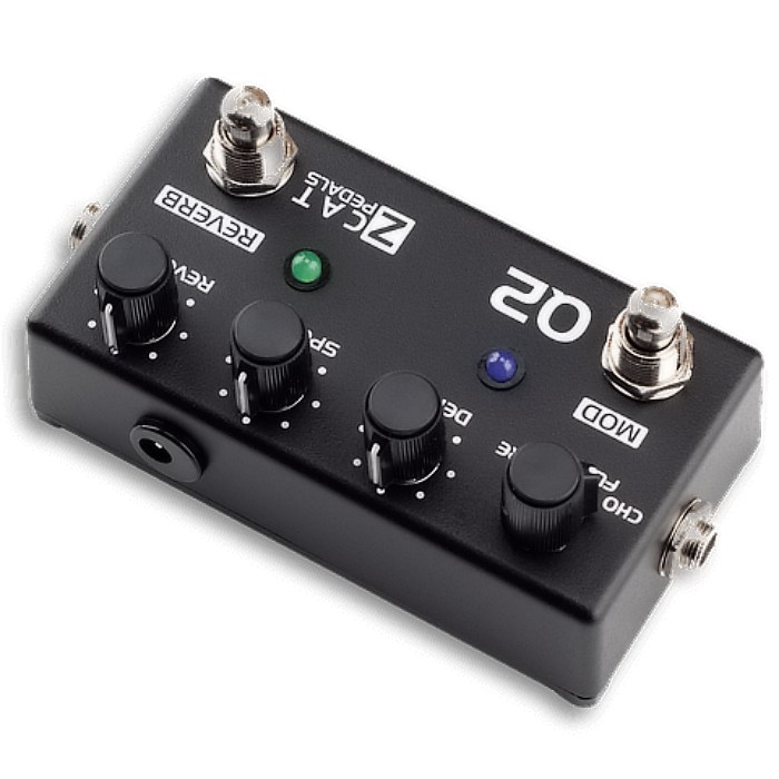 only pedals has zcat q mod 2 multi modulation effect pedal 55