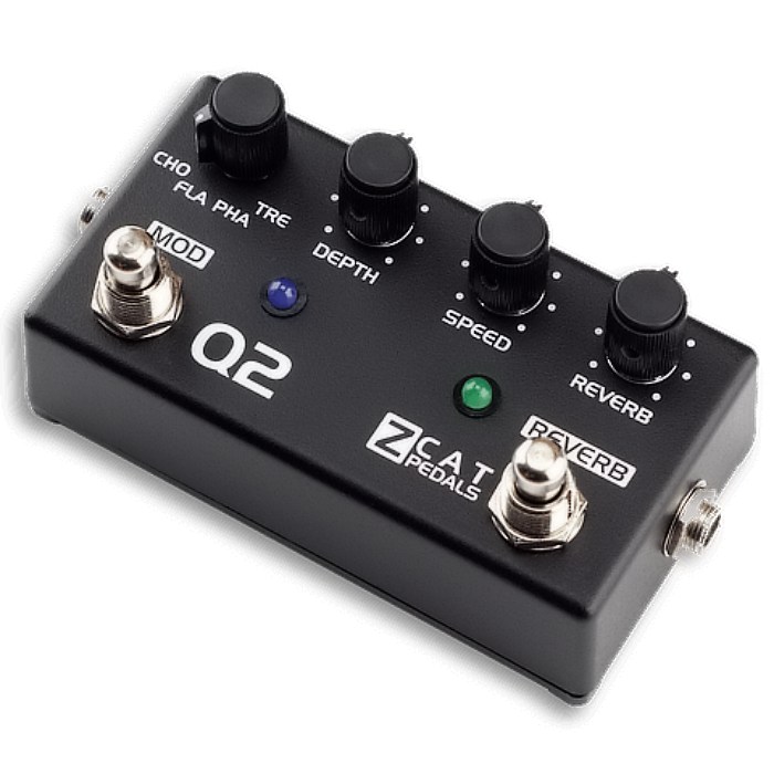 only pedals has zcat q mod 2 multi modulation effect pedal 54